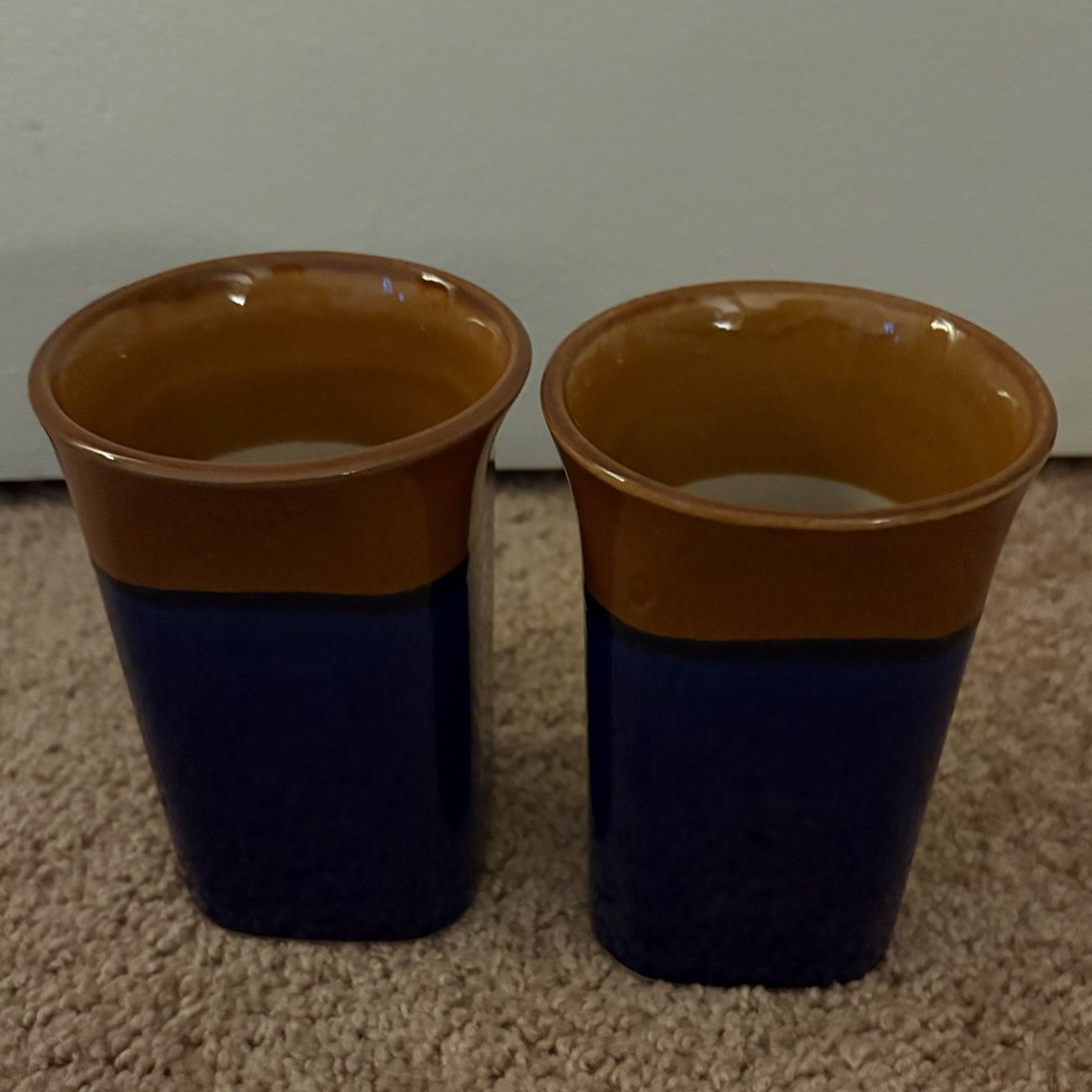 Royal Norfolk Blue and Brown Stoneware
